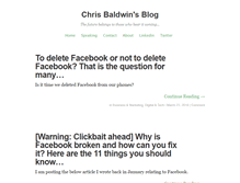 Tablet Screenshot of chrisbaldwin.net